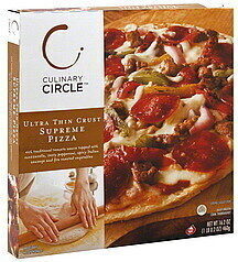 Ultra Thin Crust Supreme Pizza