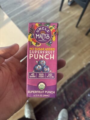 Uncle Matt’s Superfruit Punch