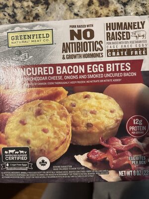 Uncured Bacon Egg Bites