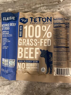 Uncured Beef Hot Dogs