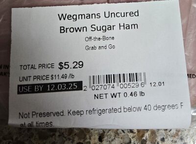 Uncured Brown Sugar Ham