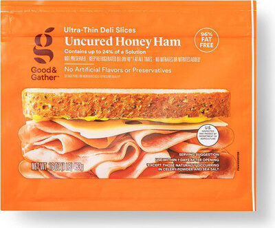 Uncured honey ham
