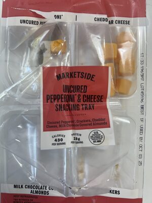 Uncured Pepperoni & Cheese Snacking Tray