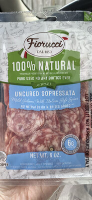 Uncured Sopressata