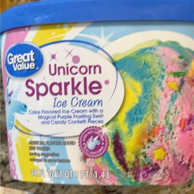 Unicorn Sparkle Ice Cream