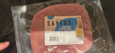 Unsmoked Gammon Steak