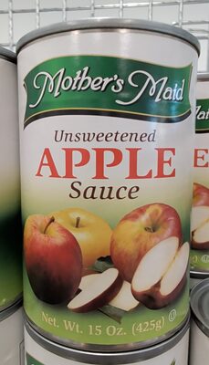 Nutrition facts of Unsweetened Apple Sauce