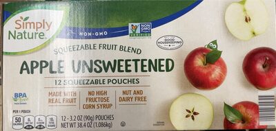Unsweetened apple sauce