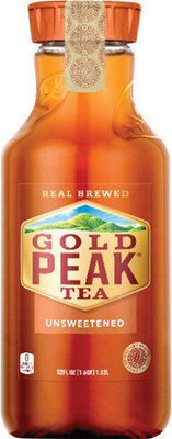 Unsweetened black iced tea drink