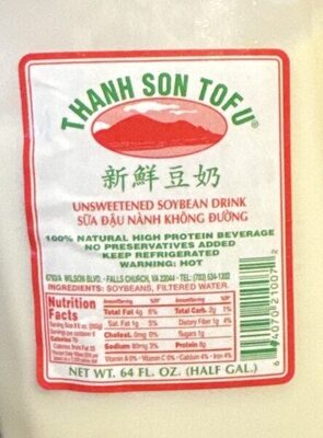 Unsweetened Soy Milk