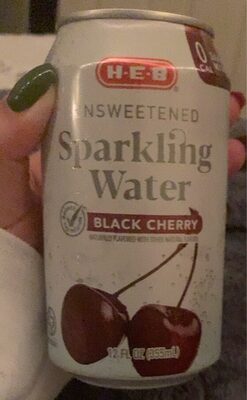 Unsweetened Sparkling Water Black Cherry