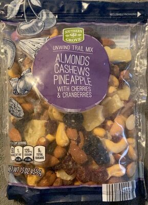 Unwind Trail Mix: Almonds, Cashews, Pineapple