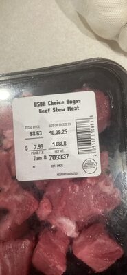 USDA Choice Angus Beef Stew Meat