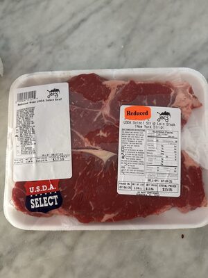 USDA Select Strip Loin Steak
