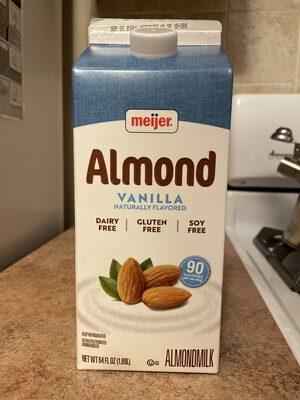 Vanilla almondmilk, vanilla