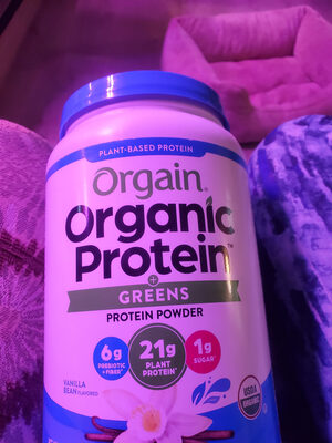 Vanilla bean plant based protein & greens powder