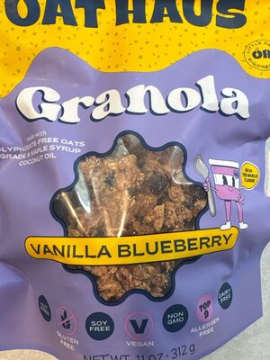 Vanilla Blueberry Granola