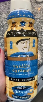 Vanilla carmel coffee creamer