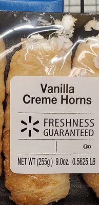 Vanilla creme horns