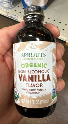 Vanilla Flavor, Non-Alcoholic Organic