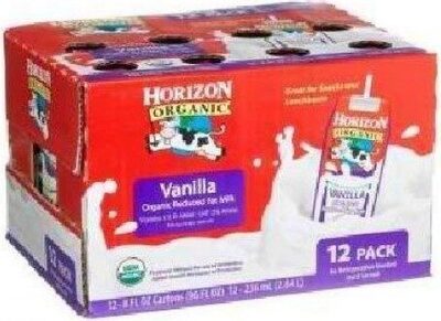 Vanilla Organic Reduced Fat Milk