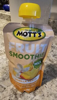 Vanilla Peach Fruit Smoothie