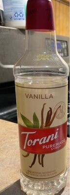 Vanilla torani pure syrup