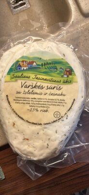 Varškės sūris su žolelėmis ir česnaku