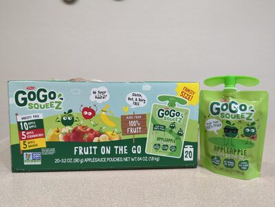 Variety Pack (Apple Apple/Apple Strawberry/Apple Banana) Fruit On The Go