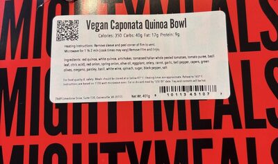 Vegan Caponata Quinoa Bowl