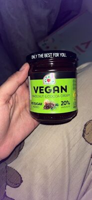 VEGAN HAZELNUT & COCOA CREAM