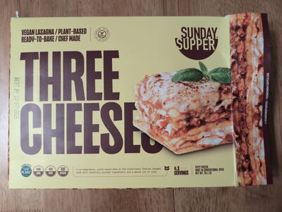 Vegan Lasagna Three Cheese