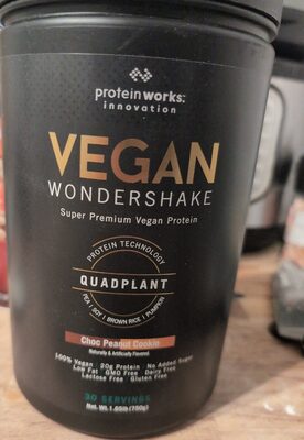 Vegan Wondershake Choc Peanut Cookie