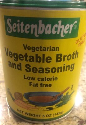 Vegetable broth and seasoning