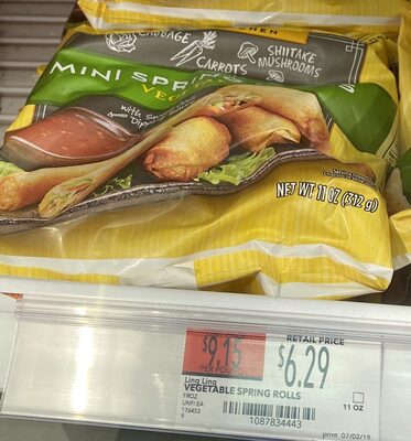 Vegetable Mini Spring Rolls