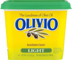 Vegetable oil spread light