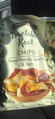 Vegetable Root Chips Sweet Potato, Cassava & Taro