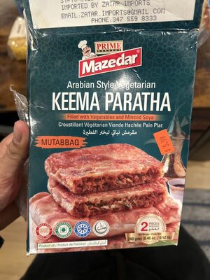 Vegetarian Keema Paratha