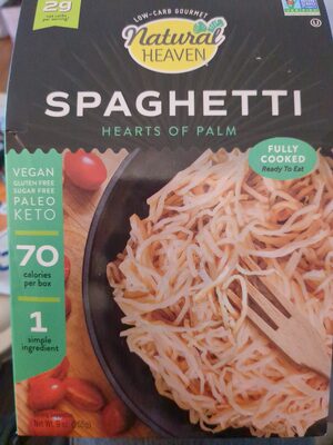 Veggie Pasta Noodles, Heart Of Palm, Spaghetti