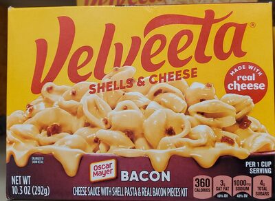 Velveeta shells &cheese  bacon