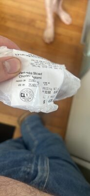 Verkerks Sliced Chorizo Salami