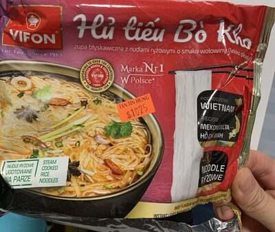 Vietnamese Style Instant Rice Noodles Aritificial Stewed Beef Flavor