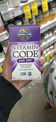 Vitamin Code Raw Zinc