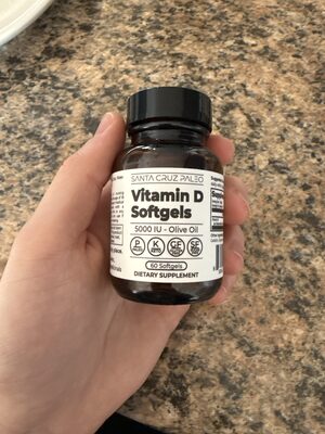 Vitamin D Softgels 5000 Iu - Olive Oil