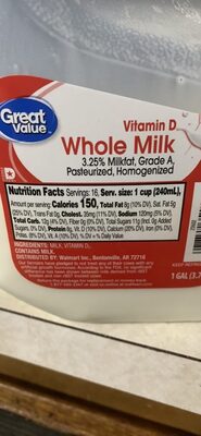 Vitamin D Whole Milk