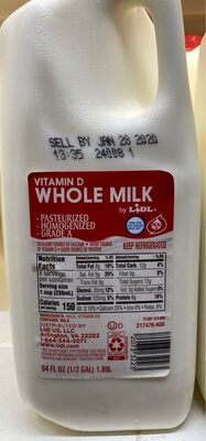 Vitamin D Whole Milk