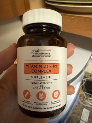 Vitamin D3 + K2 Complex Supplement