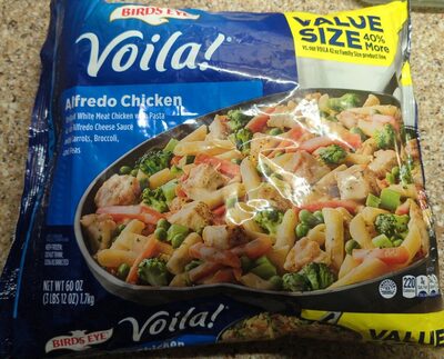 Voila! grilled seasoned white chicken with pasta