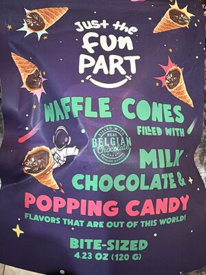 Waffle Cones Popping Candy