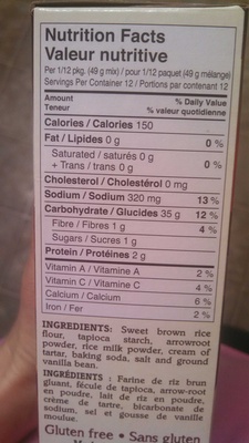 Waffle & pancake mix